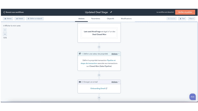 automation hubspot aircall